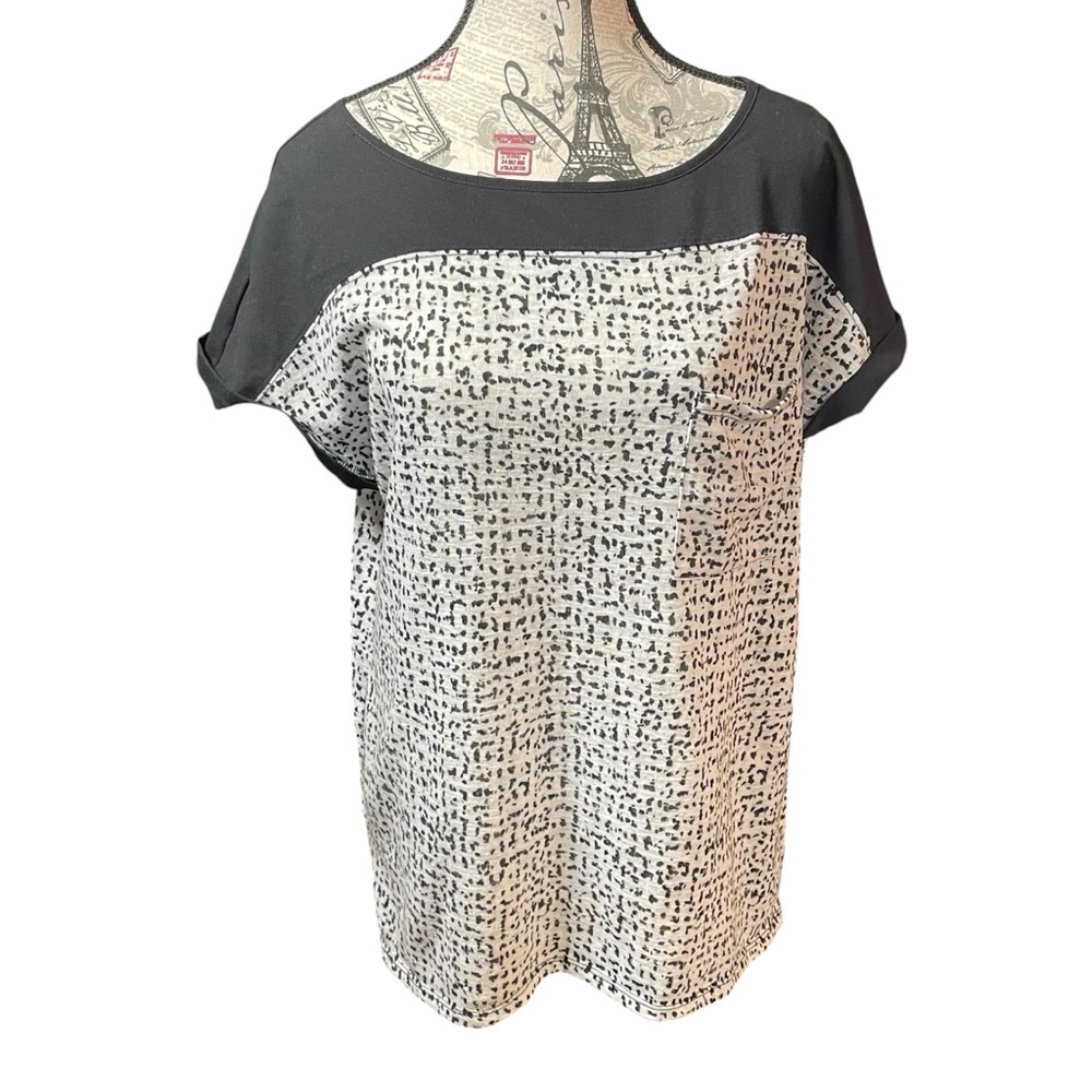 Calvin Klein Jeans Monochrome Patterned Blouse